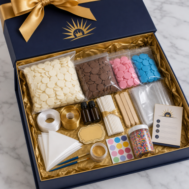 Start-up Kit, Chocolate Melt Stock, Equipment Start, and Decor Kit Start-up Kit, Chocolate Melt Stock,